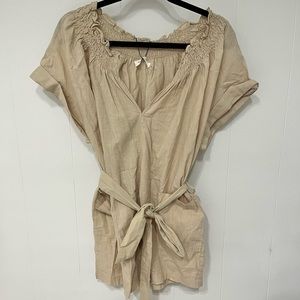 NWT Beige Romper